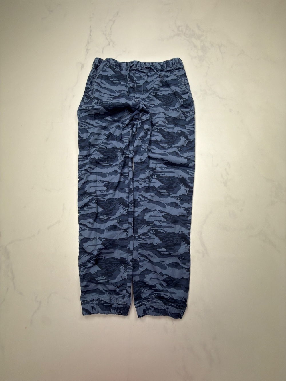 Gap Kids Camouflage Sweatpants Blue 2000s Streetwear - Boys XXXL Husky